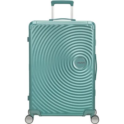 Valise aluminium American Tourister SoundBox 77/28 Bleu 100 L - Publicité Valise aluminium American Tourister SoundBox 77/28 Bleu 100 L - Publicité