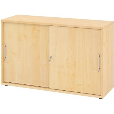 Armoire de bureau érable HAMMERBACHER - 1 étagère - Gain de place - Publicité Armoire de bureau érable HAMMERBACHER - 1 étagère - Gain de place - Publicité