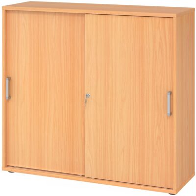 hjh OFFICE PRO BETA 1753S - Hêtre Armoire coulissante 3 OH - Cabinet de rangement - Publicité hjh OFFICE PRO BETA 1753S - Hêtre Armoire coulissante 3 OH - Cabinet de rangement - Publicité