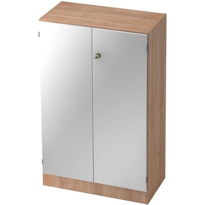 Armoire à Fichiers Hammerbacher Noyer et Argent - 3 Étagères - Mobilier de Bureau - Publicité Armoire à Fichiers Hammerbacher Noyer et Argent - 3 Étagères - Mobilier de Bureau - Publicité