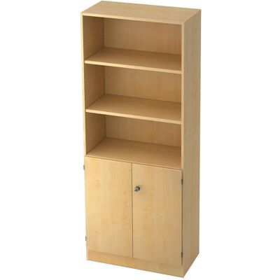 hjh OFFICE PRO SIGNA K 6770 SG - Érable 5 OH avec Serrure - Armoire - Publicité hjh OFFICE PRO SIGNA K 6770 SG - Érable 5 OH avec Serrure - Armoire - Publicité