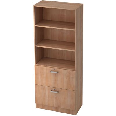 hjh OFFICE PRO SIGNA G 7300 CE - Armoire avec 5 étagères Noyer verrouillable - Mobilier de rangement - Publicité hjh OFFICE PRO SIGNA G 7300 CE - Armoire avec 5 étagères Noyer verrouillable - Mobilier de rangement - Publicité