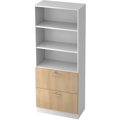 hjh OFFICE PRO SIGNA G 7300 RE - Blanc/Ebène Armoire de bureau - Mobilier de bureau - Publicité hjh OFFICE PRO SIGNA G 7300 RE - Blanc/Ebène Armoire de bureau - Mobilier de bureau - Publicité