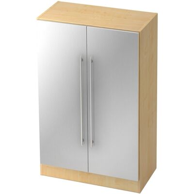 Armoire à archives Hammerbacher Frêne/Gris - 3 Étagères - 80x42x127 cm - Publicité Armoire à archives Hammerbacher Frêne/Gris - 3 Étagères - 80x42x127 cm - Publicité