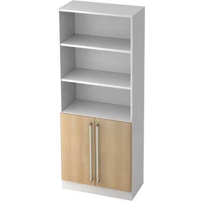 hjh OFFICE PRO SIGNA G 7700 CE - Armoire Blanc/Chêne - Publicité hjh OFFICE PRO SIGNA G 7700 CE - Armoire Blanc/Chêne - Publicité