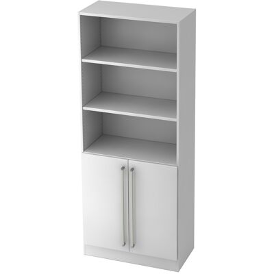 Armoire de rangement FSC Hammerbacher 7700 CE - Blanc - 80x42x200.4 cm - Publicité Armoire de rangement FSC Hammerbacher 7700 CE - Blanc - 80x42x200.4 cm - Publicité