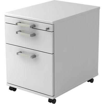 hjh OFFICE PRO SIGNA AC20 - Caisson mobile - Blanc - Avec serrure - 3 tiroirs - Publicité hjh OFFICE PRO SIGNA AC20 - Caisson mobile - Blanc - Avec serrure - 3 tiroirs - Publicité