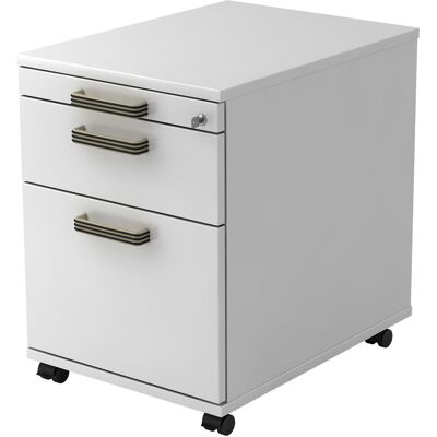 hjh OFFICE PRO SIGNA AC20 SG - Caisson de bureau blanc avec poignée - Type de bureau - Publicité hjh OFFICE PRO SIGNA AC20 SG - Caisson de bureau blanc avec poignée - Type de bureau - Publicité