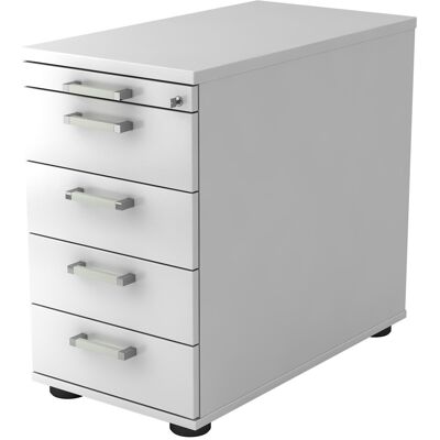 hjh OFFICE PRO SIGNA SC50 - Armoire de rangement - Blanc - 4 tiroirs - Publicité hjh OFFICE PRO SIGNA SC50 - Armoire de rangement - Blanc - 4 tiroirs - Publicité