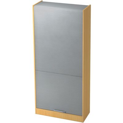 hjh OFFICE PRO SIGNA R90 RE - Buche/Silber Rollladenschrank - Publicité hjh OFFICE PRO SIGNA R90 RE - Buche/Silber Rollladenschrank - Publicité