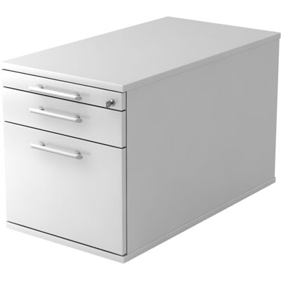 hjh OFFICE PRO SIGNA TC20 RE - Meuble de bureau blanc avec 3 tiroirs et classement suspendu - Publicité hjh OFFICE PRO SIGNA TC20 RE - Meuble de bureau blanc avec 3 tiroirs et classement suspendu - Publicité