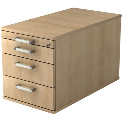 hjh OFFICE PRO SIGNA TC30 - Conteneur roulant chêne avec 3 tiroirs - Publicité hjh OFFICE PRO SIGNA TC30 - Conteneur roulant chêne avec 3 tiroirs - Publicité