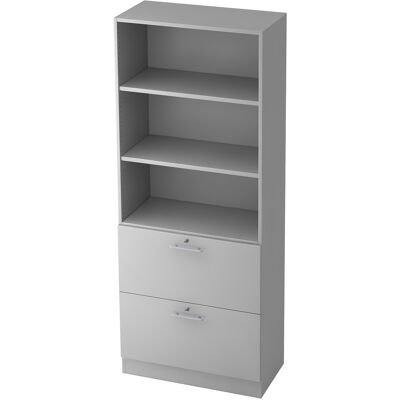 hjh OFFICE PRO SIGNA G 7300 RE - Armoire grise verrouillable - 3 variantes - Publicité hjh OFFICE PRO SIGNA G 7300 RE - Armoire grise verrouillable - 3 variantes - Publicité