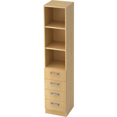 hjh OFFICE PRO SIGNA G 7600 CE - Frêne Armoire 4 tiroirs - Rangements - Publicité hjh OFFICE PRO SIGNA G 7600 CE - Frêne Armoire 4 tiroirs - Rangements - Publicité