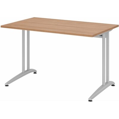 Bureau Hammerbacher Noyer FSC - 120x80 cm - Publicité Bureau Hammerbacher Noyer FSC - 120x80 cm - Publicité