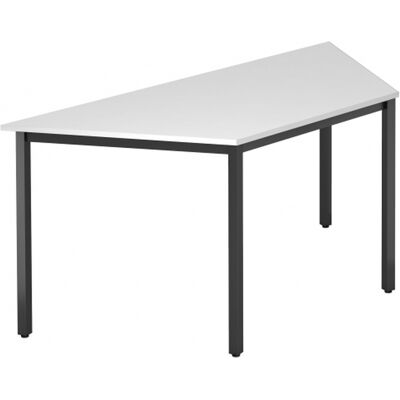 Table de conférence HAMMERBACHER VDQTR Blanc Trapèze 160x69x72cm - Publicité Table de conférence HAMMERBACHER VDQTR Blanc Trapèze 160x69x72cm - Publicité