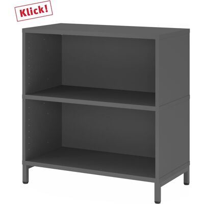 hjh OFFICE PRO FlexWall 2 HC Corps avec bâti de socle - Graphite - Publicité hjh OFFICE PRO FlexWall 2 HC Corps avec bâti de socle - Graphite - Publicité