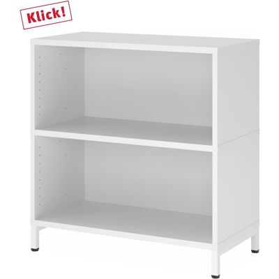 hjh OFFICE PRO FlexWall 2 HC Corps avec bâti de socle - Blanc - Publicité hjh OFFICE PRO FlexWall 2 HC Corps avec bâti de socle - Blanc - Publicité