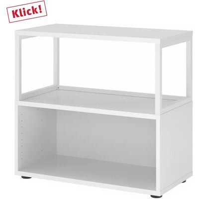 hjh OFFICE PRO FlexWall 2 HC Corps + cadre avec pieds réglables - Blanc - Publicité hjh OFFICE PRO FlexWall 2 HC Corps + cadre avec pieds réglables - Blanc - Publicité