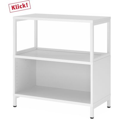 hjh OFFICE PRO FlexWall 2 HC Corps + cadre avec bâti de socle - Blanc - Publicité hjh OFFICE PRO FlexWall 2 HC Corps + cadre avec bâti de socle - Blanc - Publicité