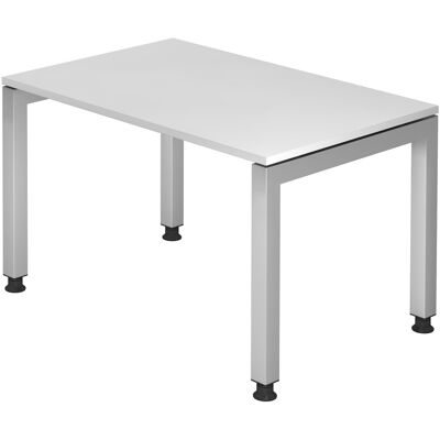Bureau hauteur réglable HAMMERBACHER Prokura - Blanc - 120x80 cm - Publicité Bureau hauteur réglable HAMMERBACHER Prokura - Blanc - 120x80 cm - Publicité