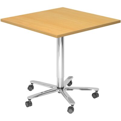 Hammerbacher VST88 Table de Conférence Réglable en Hauteur - Hêtre - Publicité Hammerbacher VST88 Table de Conférence Réglable en Hauteur - Hêtre - Publicité