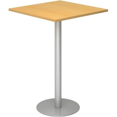 Table Debout Argentée Kaiserkraft - 800x800mm, 1116mm de haut - Publicité Table Debout Argentée Kaiserkraft - 800x800mm, 1116mm de haut - Publicité