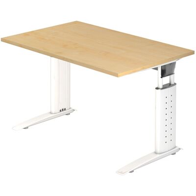 hjh OFFICE PRO UNDA 12 W Bureau réglable - 120x80 - Blanc/Beige - Publicité hjh OFFICE PRO UNDA 12 W Bureau réglable - 120x80 - Blanc/Beige - Publicité