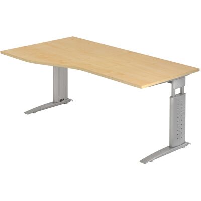 Bureau réglable HAMMERBACHER US18 - 180x100cm - Publicité Bureau réglable HAMMERBACHER US18 - 180x100cm - Publicité