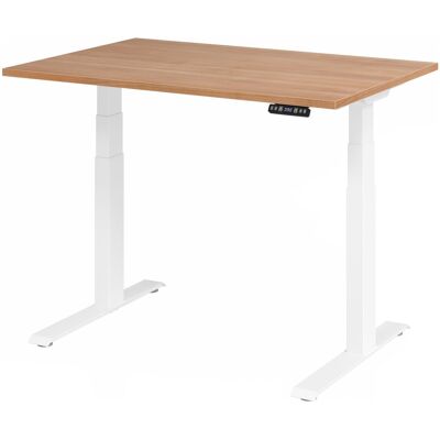 HAMMERBACHER Bureau réglable en hauteur - FSC Noyer - Électrique, 120x80cm - Publicité HAMMERBACHER Bureau réglable en hauteur - FSC Noyer - Électrique, 120x80cm - Publicité