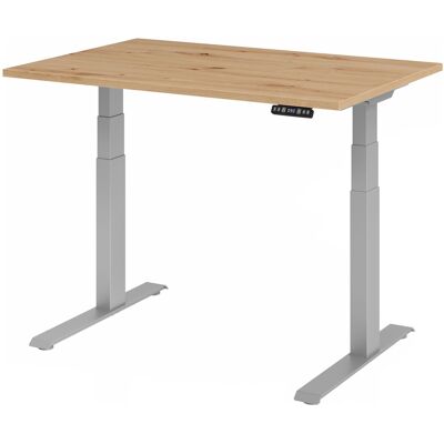 hjh OFFICE PRO XDKB 12 S Bureau électrique réglable - 120x80 - Argent - Publicité hjh OFFICE PRO XDKB 12 S Bureau électrique réglable - 120x80 - Argent - Publicité