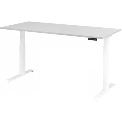 hjh OFFICE PRO XDKB 19 W Bureau - Gris 180 x 80 réglable en hauteur électriquement - Publicité hjh OFFICE PRO XDKB 19 W Bureau - Gris 180 x 80 réglable en hauteur électriquement - Publicité