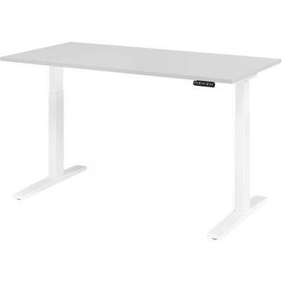 Bureau électrique ajustable Hammerbacher XMKA16 - Gris Clair - Publicité Bureau électrique ajustable Hammerbacher XMKA16 - Gris Clair - Publicité