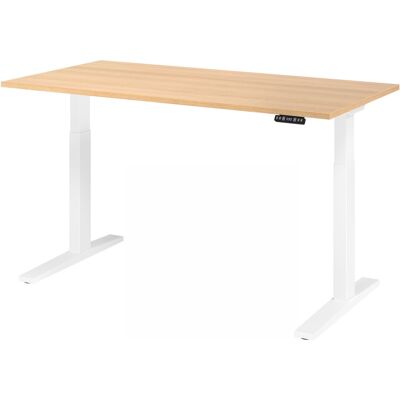 Bureau électrique réglable en hauteur Hammerbacher - 160x80cm - Publicité Bureau électrique réglable en hauteur Hammerbacher - 160x80cm - Publicité