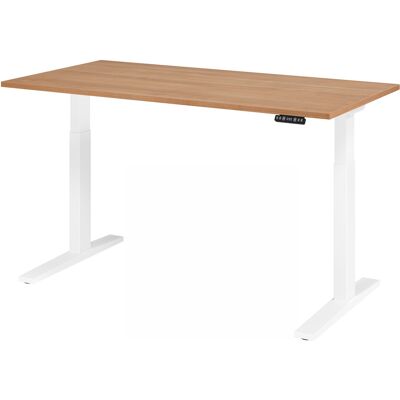 Hammerbacher XMKA16 Bureau électrique réglable - Noyer - Publicité Hammerbacher XMKA16 Bureau électrique réglable - Noyer - Publicité
