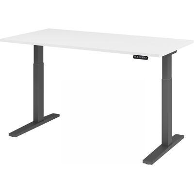 Bureau électrique réglable HAMMERBACHER Blanc 160x80cm - Mobilier de bureau - Publicité Bureau électrique réglable HAMMERBACHER Blanc 160x80cm - Mobilier de bureau - Publicité