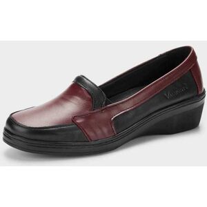 Mocassins en cuir suédé véritable - noir / bordeaux - Gr. 37 de Goldner Fashion - Publicité Mocassins en cuir suédé véritable - noir / bordeaux - Gr. 37 de Goldner Fashion - Publicité