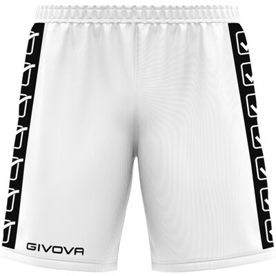 Shorts GIVOVA Blanc pour Football - Garçons 10-12 Ans - Publicité Shorts GIVOVA Blanc pour Football - Garçons 10-12 Ans - Publicité
