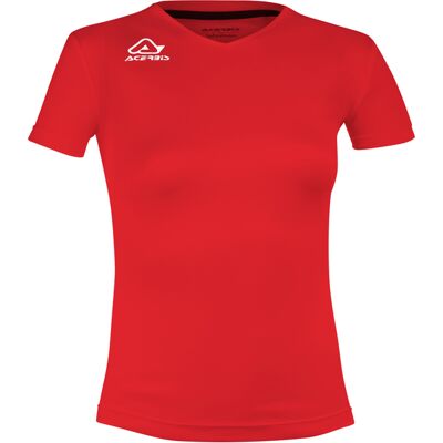 T-Shirt Rouge ACERBIS Devi en Polyester Respirant - Vêtements de Sport - Publicité T-Shirt Rouge ACERBIS Devi en Polyester Respirant - Vêtements de Sport - Publicité