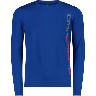 Maillot manches longues enfant CMP Bleu 4 ans Male - Publicité Maillot manches longues enfant CMP Bleu 4 ans Male - Publicité