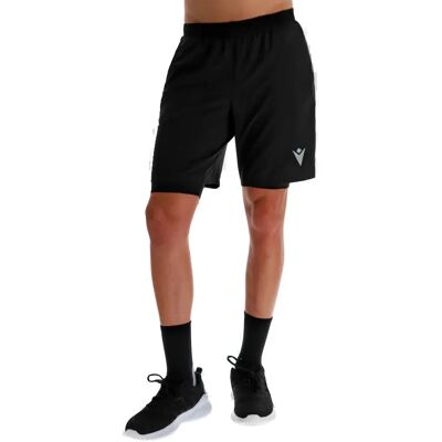 Shorts de padel multicolores pour homme MACRON - Shorts - Publicité Shorts de padel multicolores pour homme MACRON - Shorts - Publicité