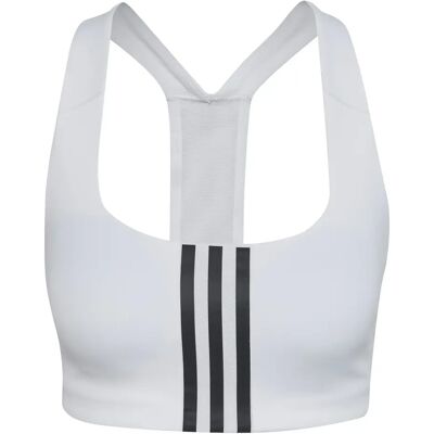 adidas Powerimpact Training Medium-Support Bra - Blanc - Soutien Sportif - Publicité adidas Powerimpact Training Medium-Support Bra - Blanc - Soutien Sportif - Publicité