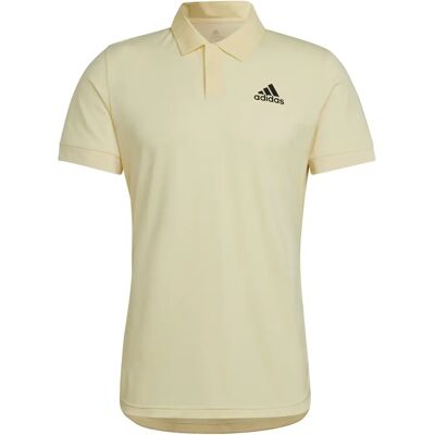 Polo de tennis jaune Adidas New York - Coupe slim - Publicité Polo de tennis jaune Adidas New York - Coupe slim - Publicité