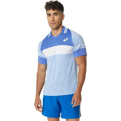 Chemise polo Asics Match Actibreeze - Saphir - Polo Shirt - Publicité Chemise polo Asics Match Actibreeze - Saphir - Polo Shirt - Publicité