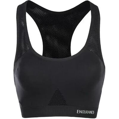 Soutien-gorge sport Endurance George sans couture - Noir - Fitness & Yoga - Publicité Soutien-gorge sport Endurance George sans couture - Noir - Fitness & Yoga - Publicité