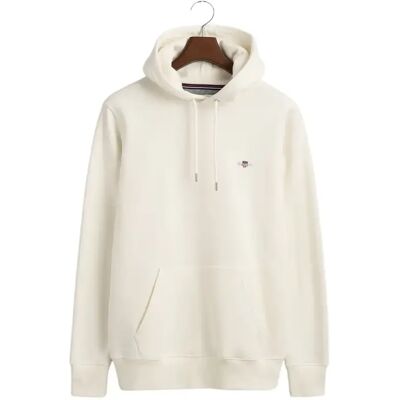 Sweatshirt à capuche Gant Shield Beige 2XL Male - Publicité Sweatshirt à capuche Gant Shield Beige 2XL Male - Publicité