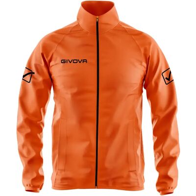 Veste imperméable enfant Givova Basico Orange XS Unisex - Publicité Veste imperméable enfant Givova Basico Orange XS Unisex - Publicité