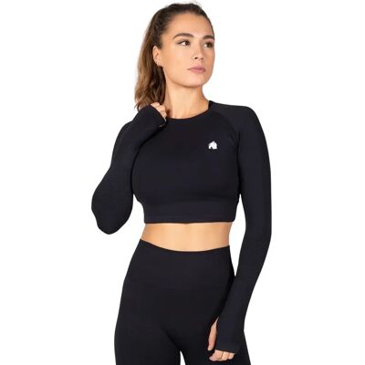 Maillot manches longues femme Gorilla Wear Hilton Noir M/L Female - Publicité Maillot manches longues femme Gorilla Wear Hilton Noir M/L Female - Publicité
