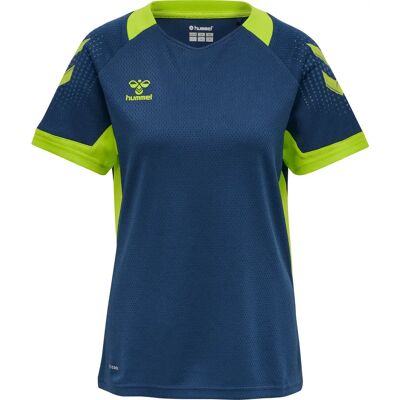 hummel T-shirt Femme Lead S/S Poly - T-Shirt de Sport - Publicité hummel T-shirt Femme Lead S/S Poly - T-Shirt de Sport - Publicité