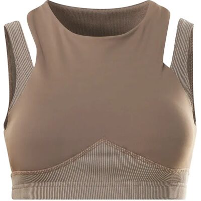 Brassière femme Reebok Studio Layered Marron 95A/C Female - Publicité Brassière femme Reebok Studio Layered Marron 95A/C Female - Publicité